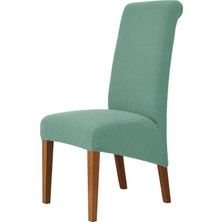 Newdv Modern Yumuşak Yüksek Arka Sandalye Kapağı Mısır Polar Slipcover Toz Geçirmez