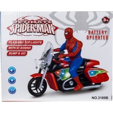 Spiderman Ultimate Spiderman Motosikletli Örümcek Adam Işıklı Sesli