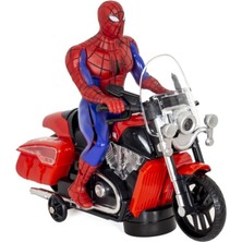 Spiderman Ultimate Spiderman Motosikletli Örümcek Adam Işıklı Sesli