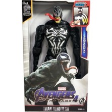 Avengers Siyah Venom 30 cm Figür Oyuncak Sesli Işıklı D:2