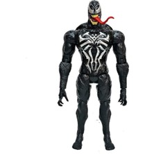 Avengers Siyah Venom 30 cm Figür Oyuncak Sesli Işıklı D:2