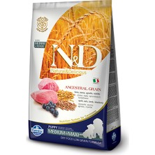 Nd Düşük Tahıllı Kuzu Etli Yaban Mersinli Orta Irk Yavru Köpek Maması 2.5 kg
