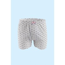 Ceylanoğlu Erkek Penye Desenli Empirme Boxer Renkli XL Beden 5'li Paket