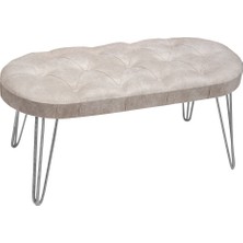 Zem Louca Bench, Kırık Beyaz Silver