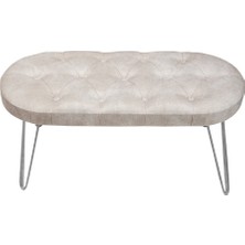 Zem Louca Bench, Kırık Beyaz Silver