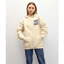 Evra Sırt Baskılı Oversize Sweatshirt