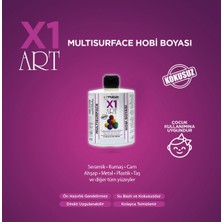 Polisan X1ART Multisurface Hobi Boyası 420ML - 0016 Sarı