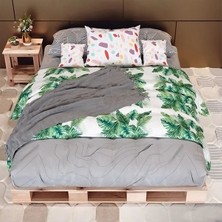 Loolpi Home Loolpi Home doğal Ahşap Palet Karyola Yer Yatağı Tek ve Çift Kişilik  