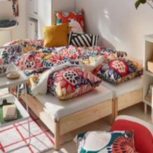 Loolpi Home Loolpi Home modüler Sistem Yavrulu Karyola ve Sedir Koltuk Doğal Ahşap