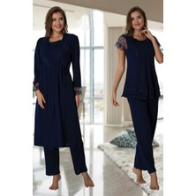 Effortt Kadın Hamile Lohusa Pijama Takımı ve Sabahlık 2054