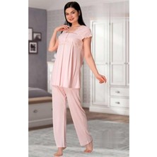 Effortt Kadın Lohusa Hamile Pijama Takımı 5012