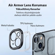 Baseus iPhone 14 Plus Ful Kaplama Kırılmaz Ekran Koruyucu ve Magsafe Kılıf, Air Armor Kılıf,sararmaz