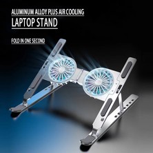 Blic Blt-25 Soğutmalı Fanlı Alüminyum Katlanabilir Laptop Stand Office