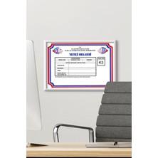 Özcanlar Çerçeve A4 Çerçeve Ucuz 21X30 Sertifika Evrak Diploma Belge Fotoğraf Çerçevesi Duvara Asılabilir Ofis