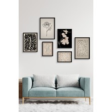 Özcanlar Çerçeve Dekorasyon Çoklu Çerçeveler Baskılar Baskı Seti Ev Dekoru Home Dekor Tablo 169