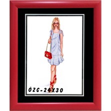Özcanlar Çerçeve Hediyelik Çerçeve Dekorasyon Kişiye Özel Resim Çerçevesi 24X30