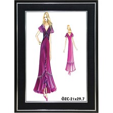 Özcanlar Çerçeve Hediyelik Çerçeve Dekorasyon Resim Çerçevesi Fotoğraf Çerçevesi  21X29,7