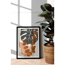 Özcanlar Çerçeve Çerçeveli  Tablo Modern Sanatsal Çerçeveler Dekorasyon  Ev Dekoru Konsept Tekli Çerçeve