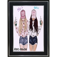 Özcanlar Çerçeve Hediyelik Çerçeve Dekorasyon Resim Çerçevesi Fotoğraf Çerçevesi 20X30