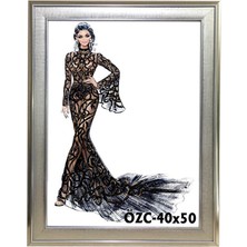 Özcanlar Çerçeve Hediyelik Çerçeve Dekorasyon Resim Çerçevesi Fotoğraf Çerçevesi 40X50
