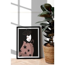 Özcanlar Çerçeve Çerçeveli  Tablo Modern Yeni Yıl Hediye Sanatsal Çerçeveler New Year Ev Dekoru Konsept Tekli Çerçeve