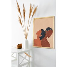 Özcanlar Çerçeve Çerçeveli Tablo Dekorasyon Ev Dekoru Konsept  Hediyelik Modern Tekli Ahşap Çerçeve