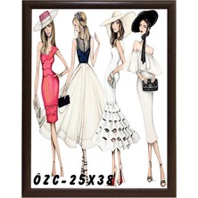 Özcanlar Çerçeve Hediyelik Çerçeve Dekorasyon Resim Çerçevesi 25X38
