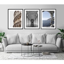 Özcanlar Çerçeve Konsept 3'lü Çerçeveli Çoklu Tablo Seti | Ev Dekorasyonu | Modern Dekoratif | Çoklu Çerçeve Seti |