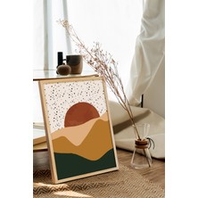 Özcanlar Çerçeve Ahşap Çerçeveli Poster Çerçeve Tekli Tablo Modern Çerçeve Dekorasyon Ev Dekoru