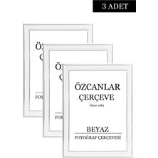 Özcanlar Çerçeve Boş Çerçeve Resim Çerçevesi Düğün Çerçevesi Çerçeve Gold Çerçeve Siyah Çerçeve Beyaz Çerçeve 3 Adet