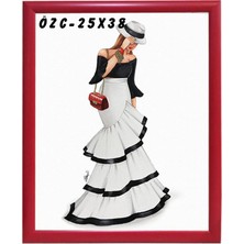 Özcanlar Çerçeve Hediyelik Çerçeve Dekorasyon Kişiye Özel Resim Çerçevesi 25X38