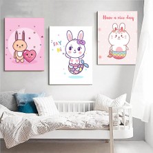 Özcanlar Çerçeve Bebek Odası Çocuk Odası Doğumgünü Parti Pano Tablo Mdf Baskı Dekorasyon Hayvanlar Diyarı Resim Çerçeveli Çocuk Odası 20X30