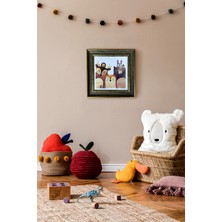 Özcanlar Çerçeve Çerçeveli Bebek ve Çocuk Odası Tablo Seti Kız ve Erkek Doğum Kutlama