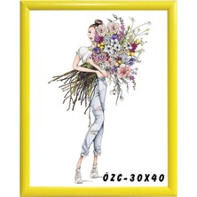 Özcanlar Çerçeve Hediyelik Çerçeve Dekorasyon Kişiye Özel Resim Çerçevesi 30X40