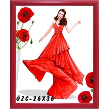 Özcanlar Çerçeve Hediyelik Çerçeve Dekorasyon Kişiye Özel Resim Çerçevesi 26X36