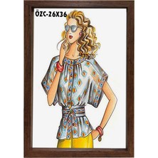 Özcanlar Çerçeve Hediyelik Çerçeve Dekorasyon Kişiye Özel Resim Çerçevesi 26X36