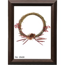 Özcanlar Çerçeve Hediyelik Çerçeve Dekorasyon Kişiye Özel Ev Home Ofis Resim Çerçevesi 20X30 Kahve