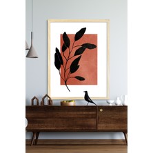 Özcanlar Çerçeve Çerçeveli Tablo Modern Sanatsal  Dekorasyon Ev Dekoru Tekli Çerçeve Kış Manzara ÖZC--400