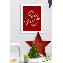 Özcanlar Çerçeve Çerçeveli  Tablo Yılbaşı Ürünleri Dekorasyon  Ev Dekoru Konsept Tekli Çerçeve