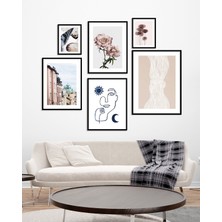 Özcanlar Çerçeve Özcanlar Dekorasyon Çoklu Çerçeveler Baskılar Baskı Seti Ev Dekoru Tablo