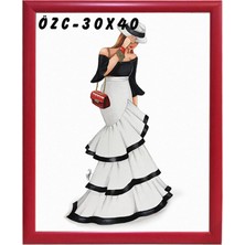 Özcanlar Çerçeve Hediyelik Çerçeve Dekorasyon Kişiye Özel Resim Çerçevesi 30X40