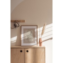 Özcanlar Çerçeve Çerçeveli Tablo Dekorasyon Ev Dekoru Hediyelik Modern Tekli Ahşap Çerçeve