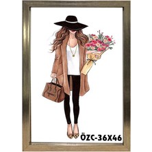 Özcanlar Çerçeve Hediyelik Çerçeve Dekorasyon Kişiye Özel Resim Çerçevesi 36X46
