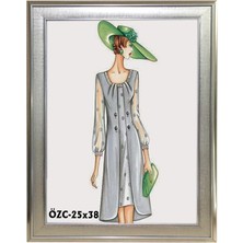Özcanlar Çerçeve Hediyelik Çerçeve Dekorasyon Kişiye Özel Resim Çerçevesi Fotoğraf Çerçevesi Masaüstü  25X38