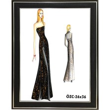 Özcanlar Çerçeve Hediyelik Çerçeve Dekorasyon Kişiye Özel Resim Çerçevesi Fotoğraf Çerçevesi Masaüstü Çerçeve  26X36