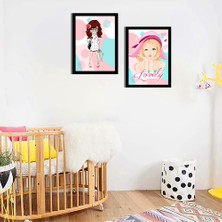 Özcanlar Çerçeve Bebek Odası Çocuk Odası Doğumgünü Parti Pano Tablo Mdf Baskı Dekorasyon Hayvanlar Diyarı Resim Çerçeveli Çocuk Odası  20X30