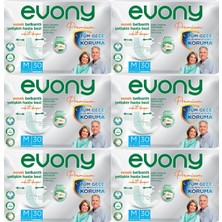 EVONY Premium Hasta Bezi Yetişkin Bel Bantlı Tekstil Yüzey M-Orta Boy 180 Adet
