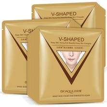 Bioaqua V-Shaped Yüz Ovalini Sıkılaştırıcı 3 Boyutlu  Maske Seti 40 gr x 3 Adet