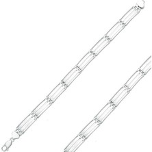 925 Gümüş Üç Sıra Erkek  925 Ayar Gümüş Bileklik