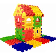 Dede Puzzle City 3D Yapı ve Tasarım Blokları 128 Parça 03703